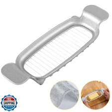 WYCWYQDR Butter and Cheese Slicer Stainless Steel Multipurpose Cheese Slicer，