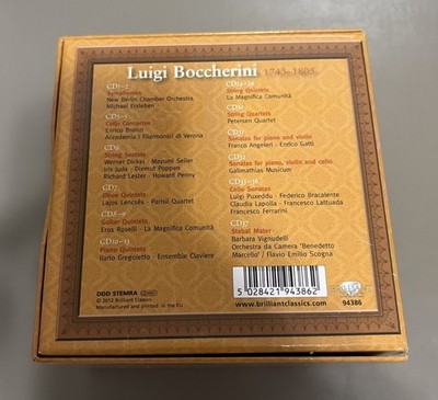 Boccherini Edition 37CD BOX ボッケリーニエディション Brilliant
