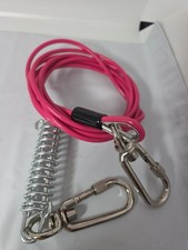 Dog Tie Out Cable Chew Proof, Heavy Duty Dog Leads for Yard 10ft. E