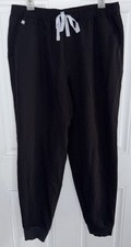 FIGS NURSE TANSEN BLACK SLIM FIT JOGGER SCRUB PANTS MENS LARGE NWOT