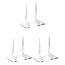 Plate Stand for Display Decorative Tabletop Plate Holder for CD Plaque Menu