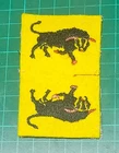 WW2 British 11th Armoured Brigade Sleeve Patch Pair. Genuine Ex-War Stock BB-375