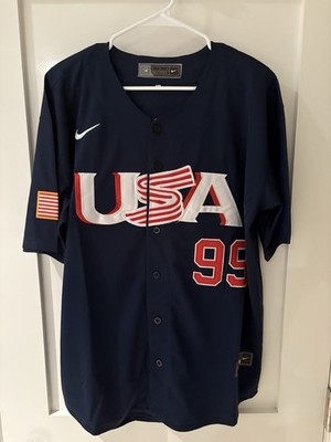 Aaron Judge Jersey USA Baseball Adult Large Stitched Replica New