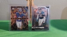 New York Giants Lot Of 2 Cards Malik Nabers Prizmatic Rookie & Lawrence Taylor 
