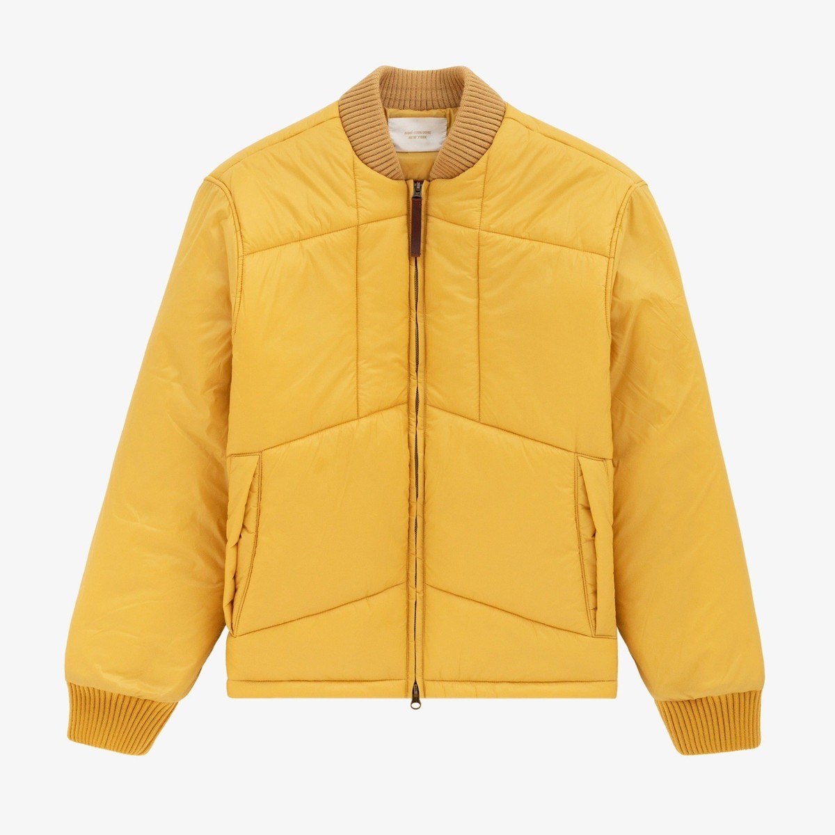 Aime Leon Dore Quilted Bomber, Yellow, Size Medium | eBay