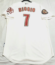 MAJESTIC AUTHENTIC 44 LARGE HOUSTON ASTROS CRAIG BIGGIO COOL BASE ONFIELD Jersey