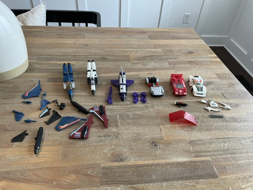 Vtg 80’s G1 Transformers Original Parts Weapons Accessories Figure Lot Ramjet ++