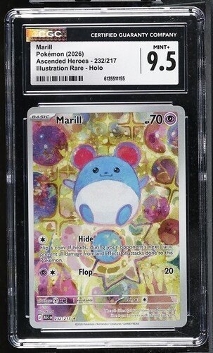 Marill graded CGC 9.5 for sale on eBay