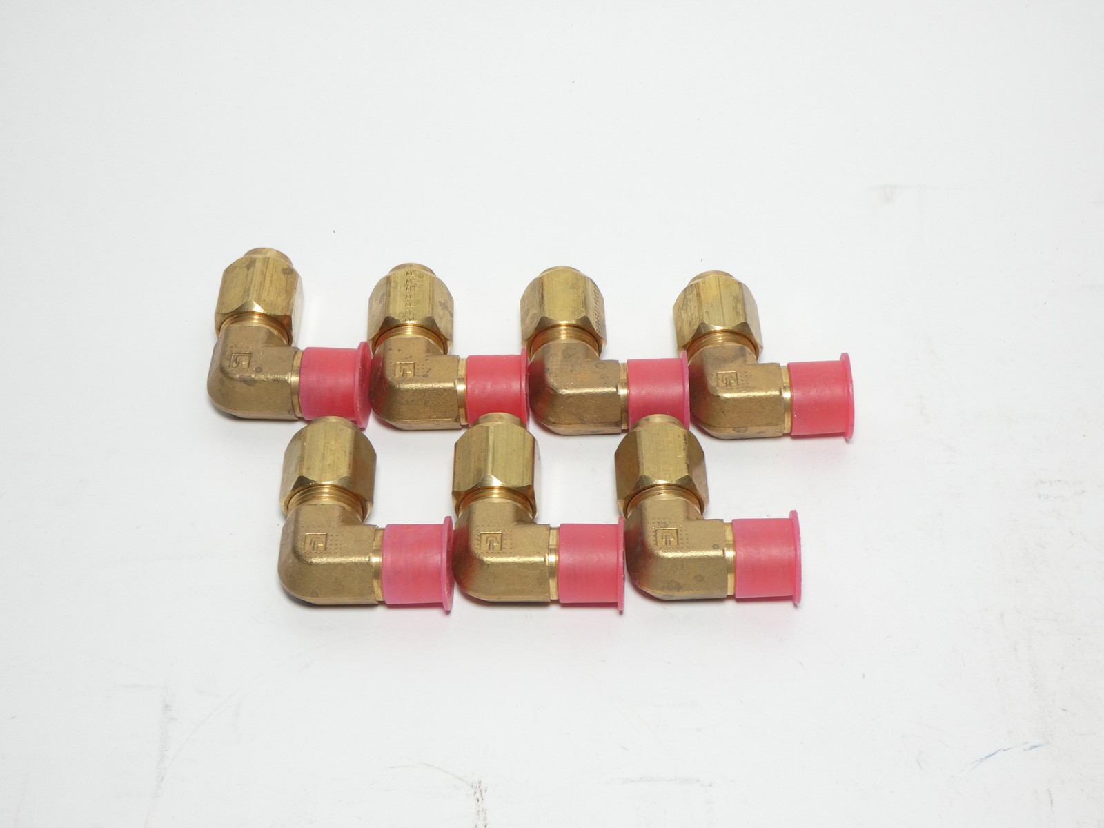 *Lot of 7* Parker 10 CBFX-B 90° Male Elbow Fitting 1/2"NPT x 5/8 - NEW Surplus!