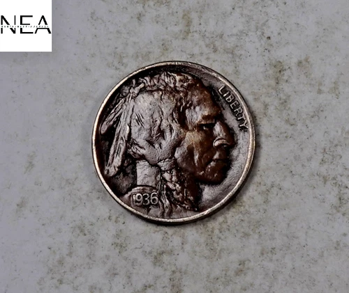 1936-D Buffalo Nickel ~ Almost Uncirculated AU ~ ZB140