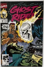Ghost Rider #20 Vol. 2 Marvel Comics 1992 Direct Edition F+ Sleeve & Board