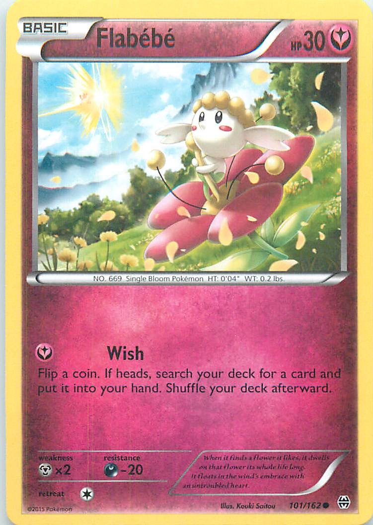 Flabebe Fairy Common XY - BREAKthrough 101/162 NM