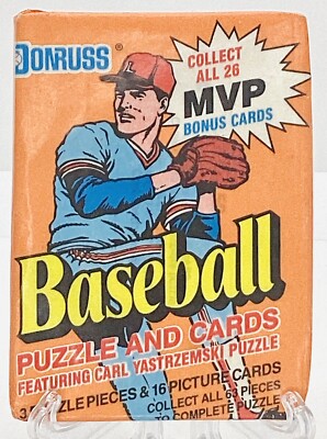  1990 Donruss One Sealed Unopened Wax Pack-George Bell on bottom Vintage