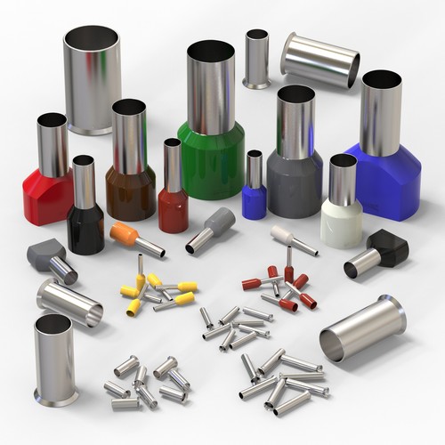 Wire Ferrules From 0,34 - 50 MM ² Insulated Twin Individually Or Assorted