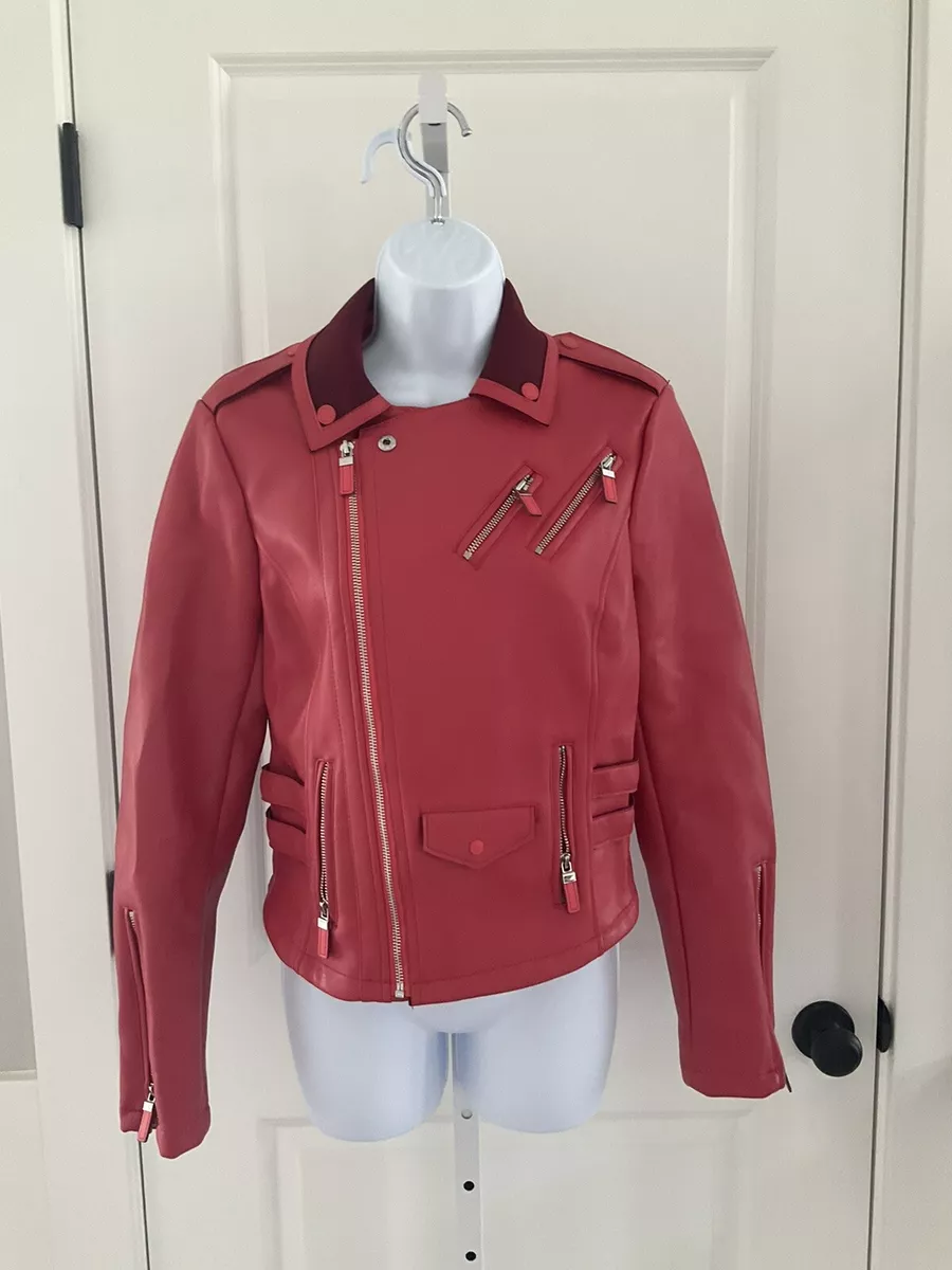 Petite leather motorcycle clearance jackets