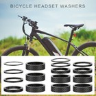 7/9Pcs Bike Carbon Fiber Headset Spacer Light Weight Bicycles Headset Washer