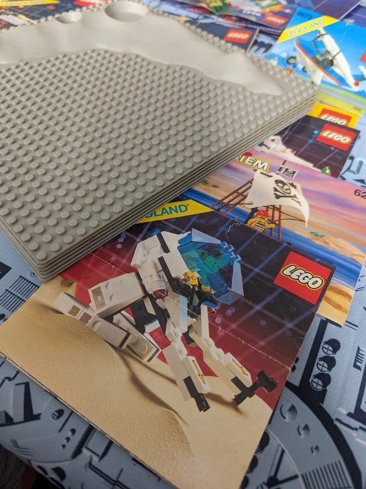 LEGO Platte 3947a – Mondplatte (crater plate) 6 STÜCK guter Zustand - Bild 3 von 4