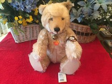 STEIFF Watch Teddy, 8530/43, 17  , NEW, Mint w/all Tags  Bronze Wristwatch