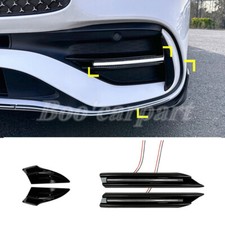 Für Benz C-Klasse W206 Frontstoßstangen Diffusor Splitter Lippe Und Tagfahrlicht