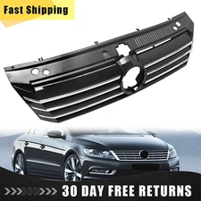 For 2012 2013 2014 2015 Volkswagen Passat Front Upper Grille Grill w/Chrome Trim