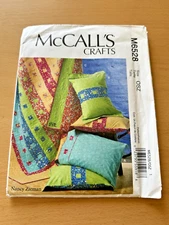 McCalls crafts pattern # 6528 Pillowcase Sham Quilt