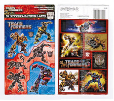 NEW pack TRANSFORMERS Robot 2010 6 Sheets Stickers Optimus Prime Megatron