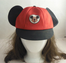 Vintage 70's "Disney" Snapback, "Mickey Mouse" Patch Logo Cap Adult U.S.A. Made