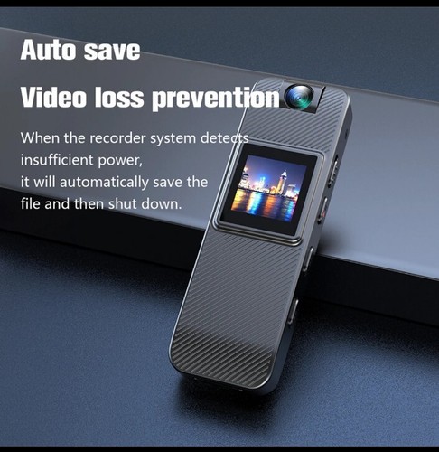 Action Spion Mini Infrarot Kamera HD 1080 180° Nachtsicht Sport Business Bodycam - Bild 7 von 13