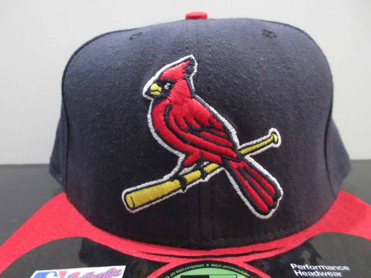 St Louis Cardinals Hat Cap Fitted Mens 8 Blue Red New Era