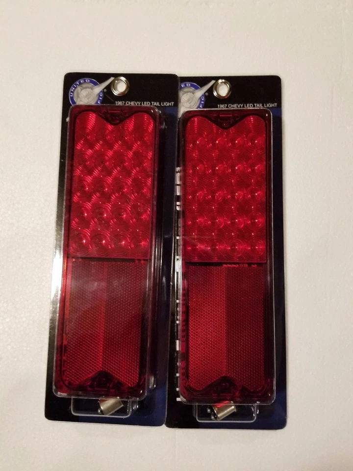 Juego de luces traseras y marcadores LED United Pacific 1968-1972 camioneta Chevy  Foto 3 de 4