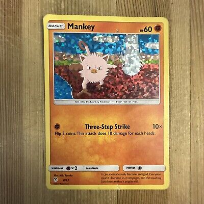 Mankey 8/12 - McDonald's Promo 2019 Holo - Pokemon Card Mankey 8/12 - McDonald's Promo 2019 Holo - Pokemon Card
