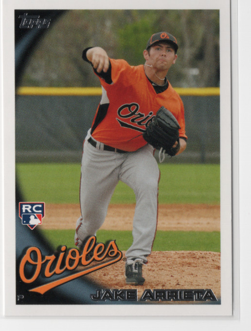 2010 Topps Update Jake Arrieta RC #US-251 Baltimore Orioles