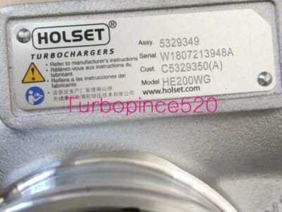 NEW HOLSET HE200WG 5329349 5329350 CUMMINS QSB3.9 3.9L