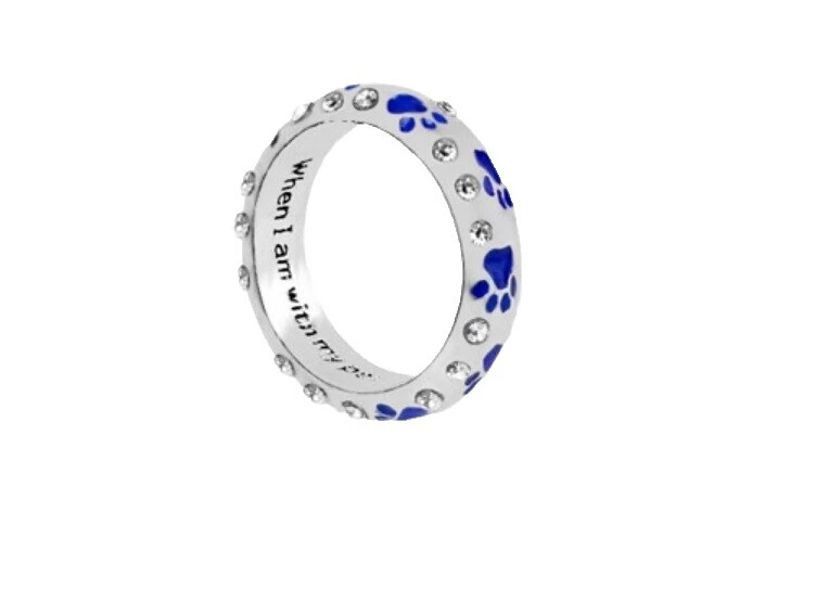 Anillos de moda banda de esmalte negro