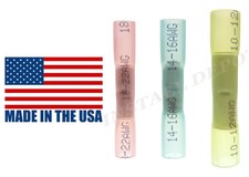 75 pk ASSORTED 3M HEAT SHRINK BUTT CONNECTORS ELECTRICAL WIRE TERMINALS ENGINE