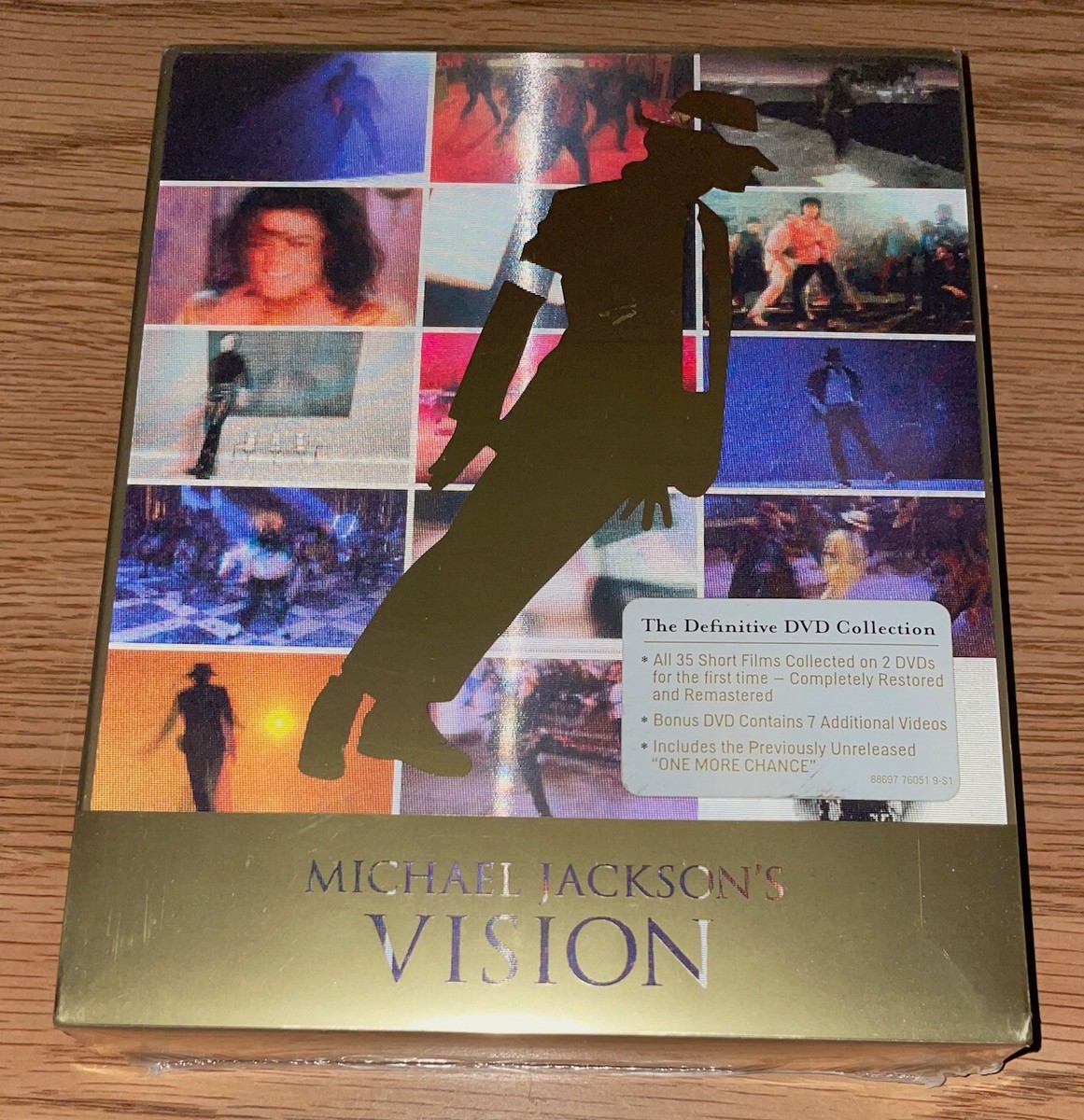 MICHAEL JACKSON VISION DVD 3 DISC SET VIDEO COLLECTION NEW W