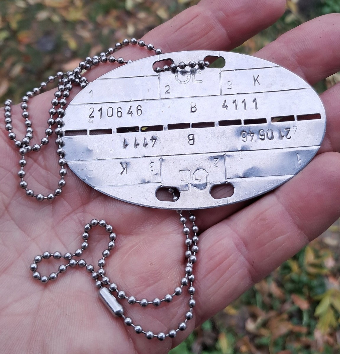 Military Dog Tag BUNDESWEHR 60s | eBay