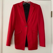 rag bone blazer size 2 red long sleeve jacket NEW
