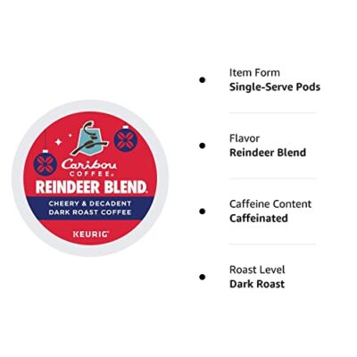 Caribou Coffee Reindeer Blend K-cups | eBay