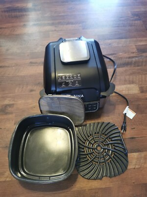 Ninja AG301 Foodi 5-in-1 Indoor Grill with Air Fry, Roast, Bake Dehydrate 