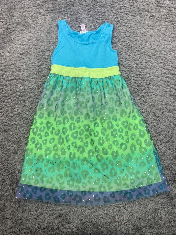 Camilla Cat & Jack Justice Dress Girls 6-8Y Vibrant Colorful Beautiful Lot 3 - Image 2 of 4