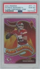 2021 PHOENIX FLAME THROWERS-PINK #FT-11 PATRICK MAHOMES II GEM MT 10
