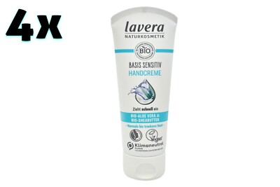 4x/8x Lavera Sensitive Intensive Care organic hand cream   TRACKED FROM GERMANY
