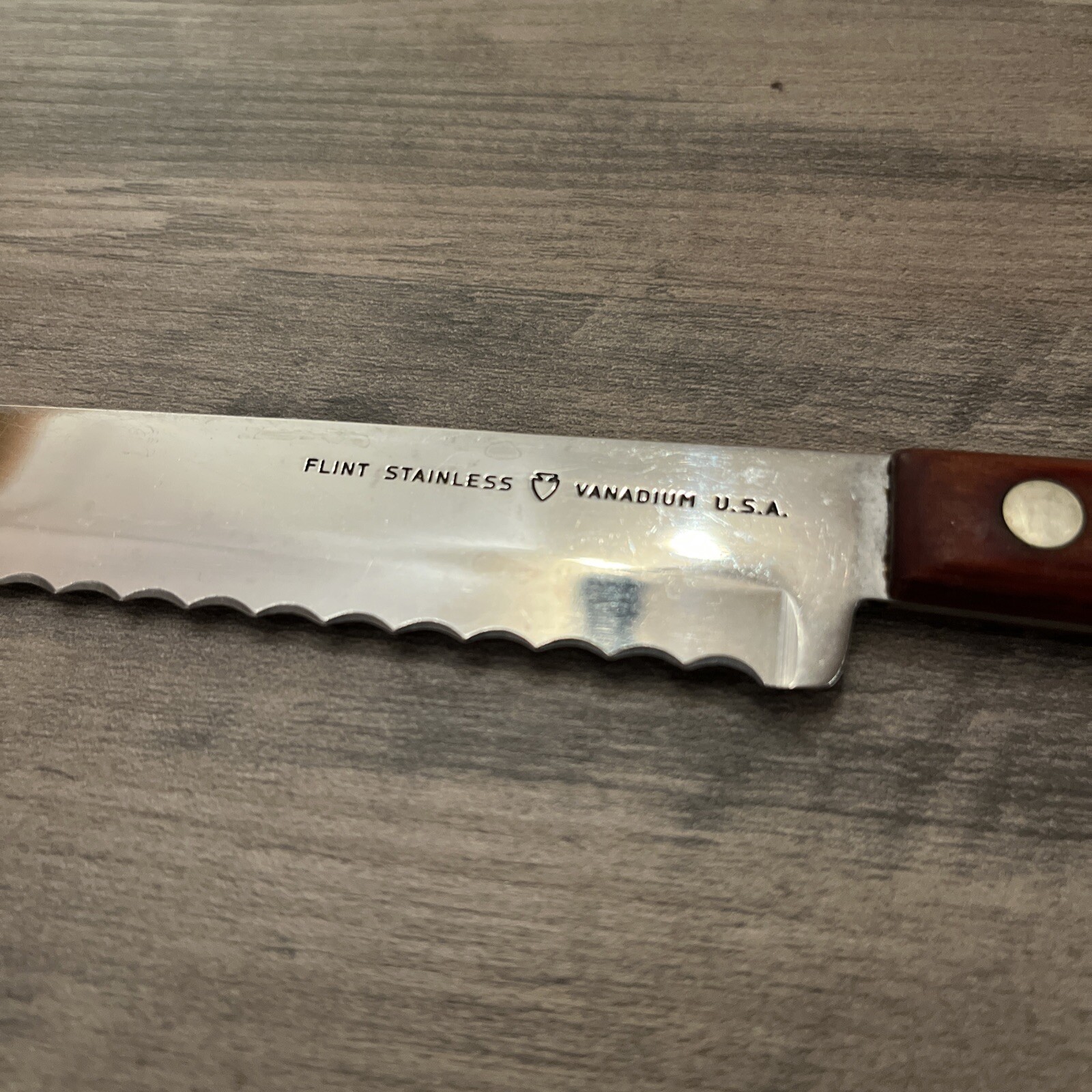 Flint Stainless Vanadium USA Knife 6” Blade eBay