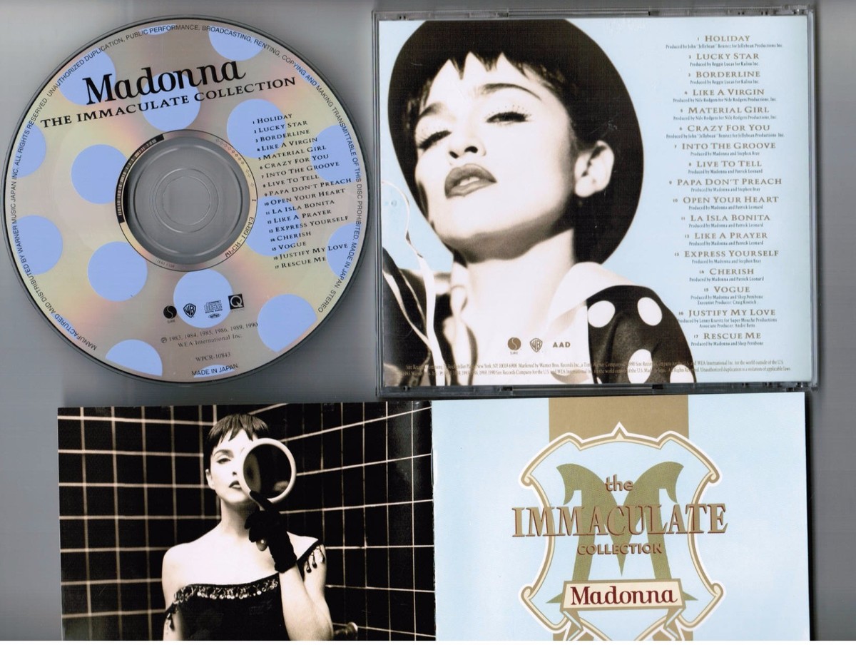 マドンナ　The Immaculate Collection　ピクチャー盤CD マドンナ The Immaculate Collection ピクチャー盤CD The