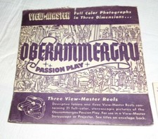 VTG View-Master 1550, 1551, 1552, Oberammergau Passion Play 3 Reel Set