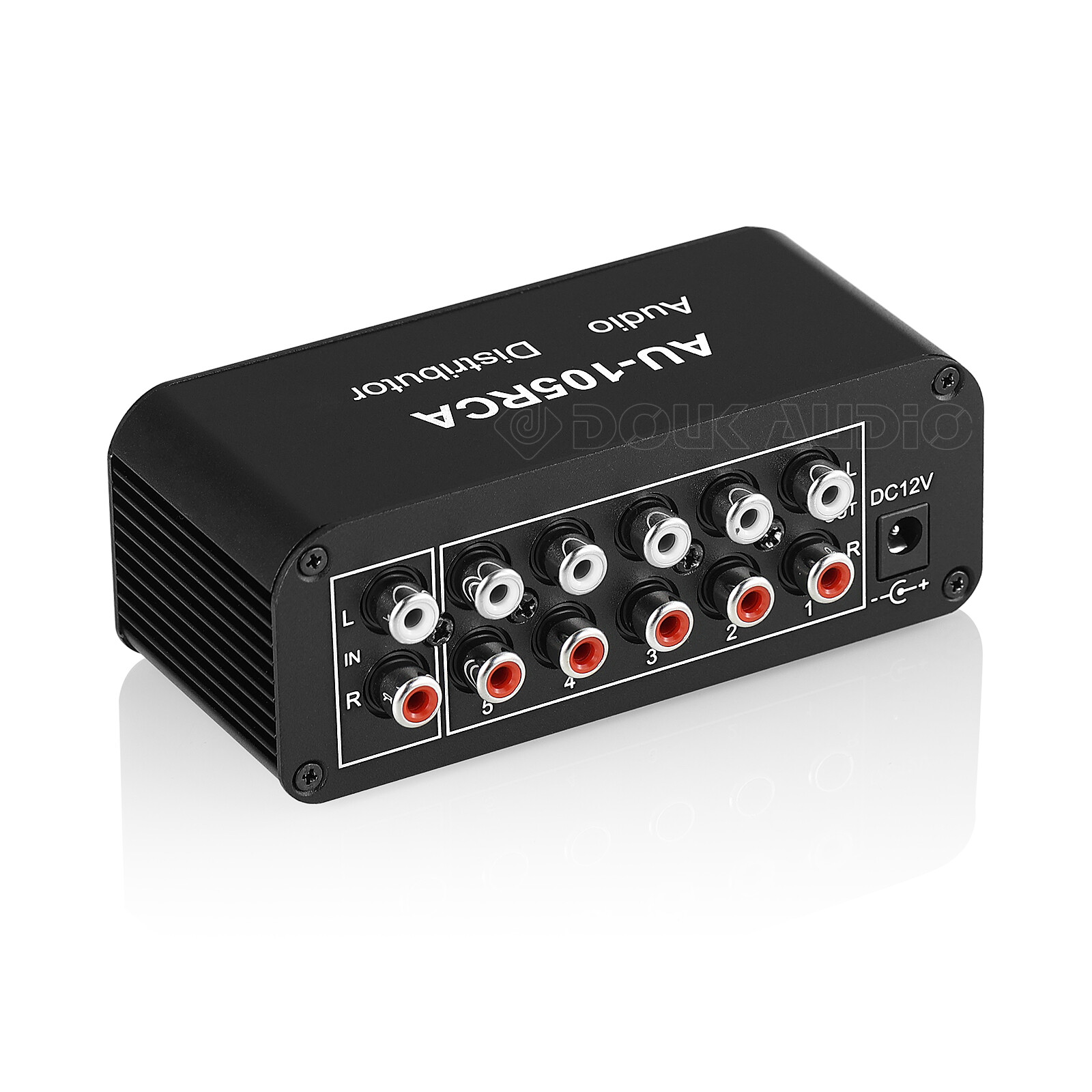 Mini 1IN5OUT Audio Switcher Box HiFi Stereo RCA Audio Splitter