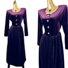 Vintage VTG 90s grunge goth dress whimsygoth formal velvet party cocktail gown