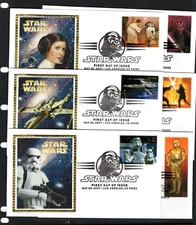 US 4143 a-o Star Wars Colorano Covers FDC Complete Set of Fifteen