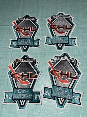 1 New 5th Anniversary 1997 CHL Patch Hockey minor-league rare vintage￼ Jersey